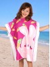 Kids Bunny Patterned Hoodie Towel